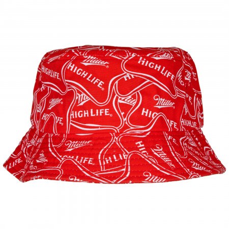 Miller High Life Logo Collage Bucket Hat